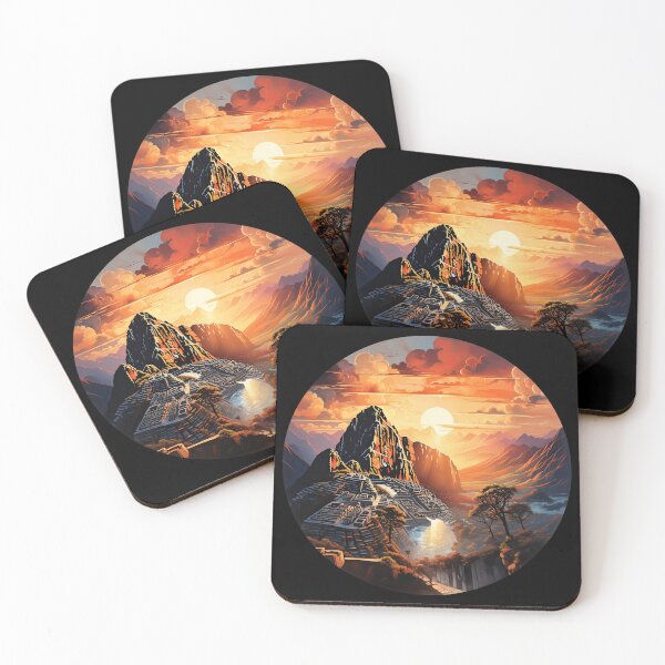 Item preview, Mysteries of Machu Picchu - Sacred Sunrise Mountainscape Design designed and sold by Etherweave.