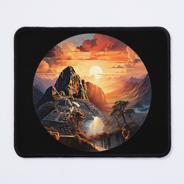 Item preview, Mysteries of Machu Picchu - Sacred Sunrise Mountainscape Design designed and sold by Etherweave.
