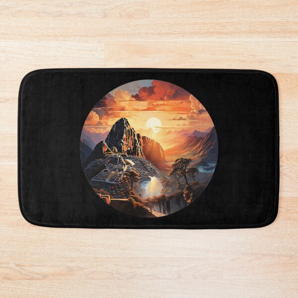 Item preview, Mysteries of Machu Picchu - Sacred Sunrise Mountainscape Design designed and sold by Etherweave.