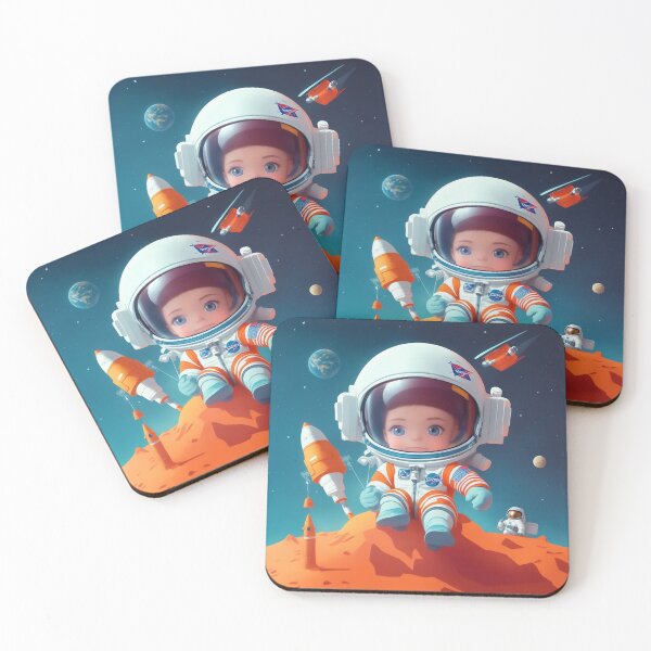 Item preview, Cute children's design: little boy in space with a spacesuit designed and sold by ConnerArts.