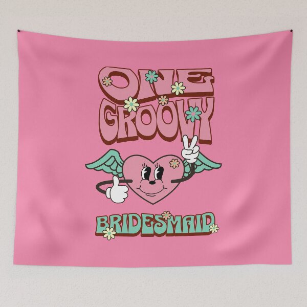 Item preview, One Groovy Bridesmaid designed and sold by RockBeeDesigns.