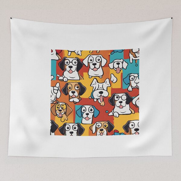 Item preview, Dog Art Pattern designed and sold by VisualMotivator.