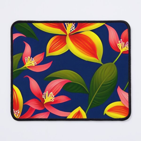 Item preview, Colorful Tropical Flowers Pattern designed and sold by Vorterix.