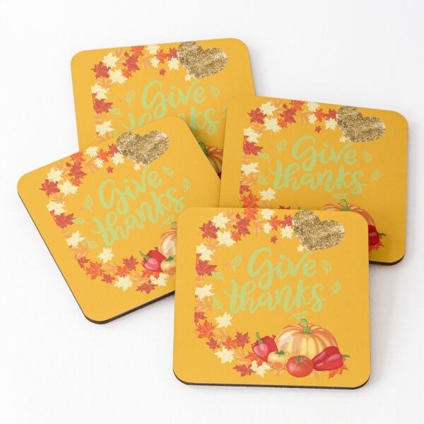 Item preview, Give Thanks At Thanksgiving and Always! (With a Gold Heart) designed and sold by SunMoonBeyond.