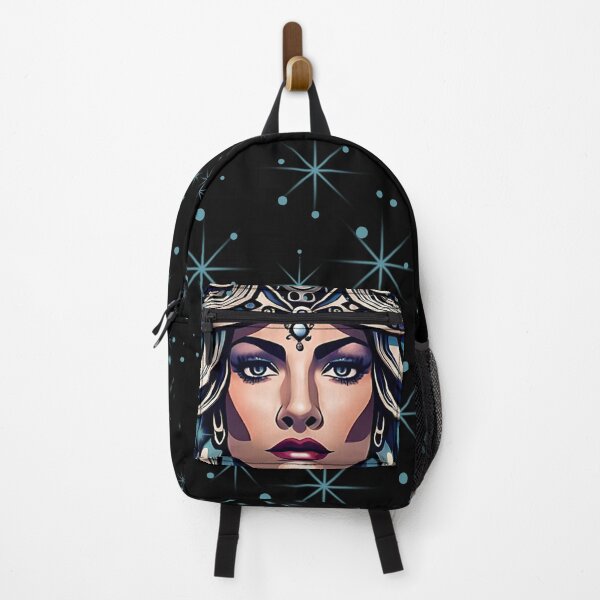 Item preview, Female goddess with a head ornament designed and sold by HarridanCreates.