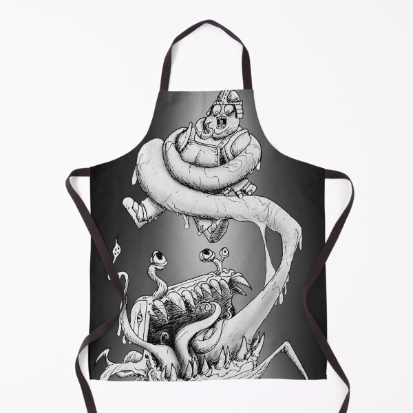 Item preview, Mimic snatches a hefty Adventurer for a meal designed and sold by Rene Trujillo Illustrations.
