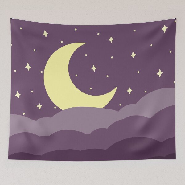 Item preview, Crescent Moon designed and sold by bluegirlillust.