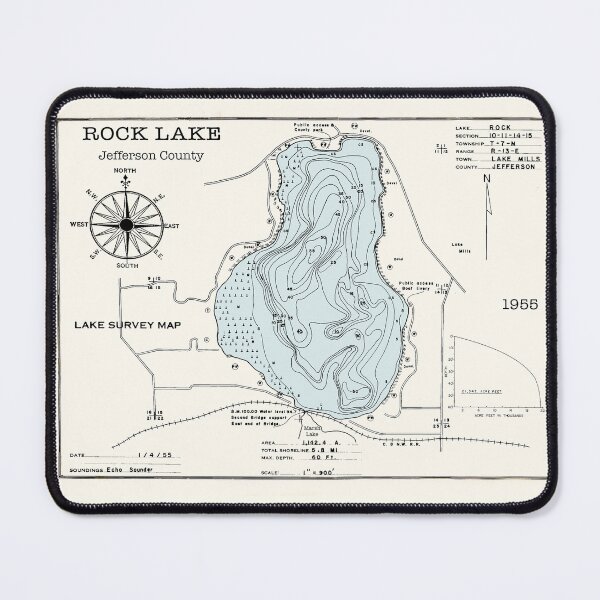 Item preview, Rock Lake WI Jefferson County designed and sold by Jean Plout.
