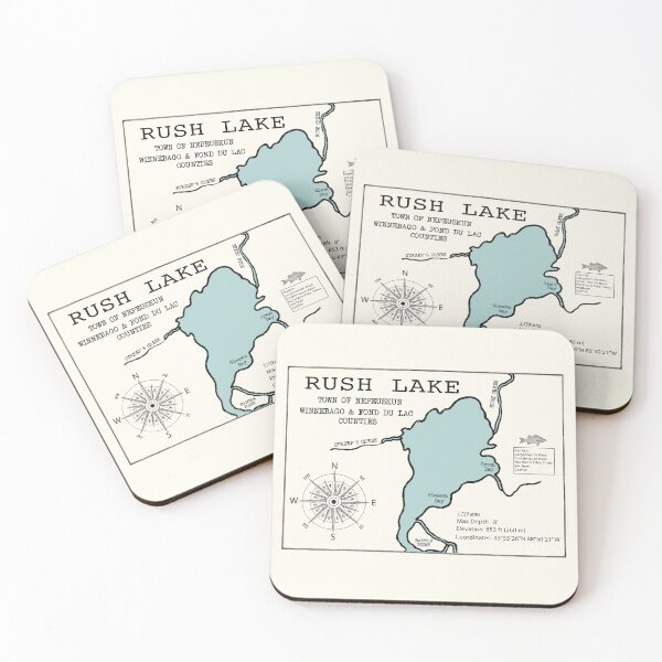 Item preview, Rush Lake WI Fond Du Lac County  designed and sold by Jean Plout.
