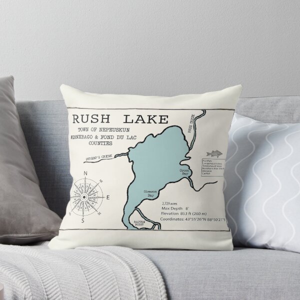 Item preview, Rush Lake WI Fond Du Lac County  designed and sold by Jean Plout.