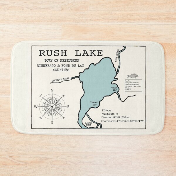 Item preview, Rush Lake WI Fond Du Lac County  designed and sold by Jean Plout.