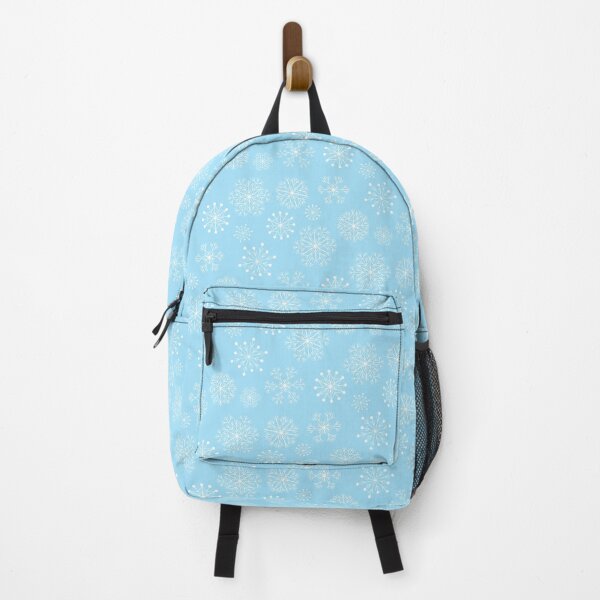 Item preview, Christmas pattern of white snowflakes on a blue background designed and sold by NataliaVVV.