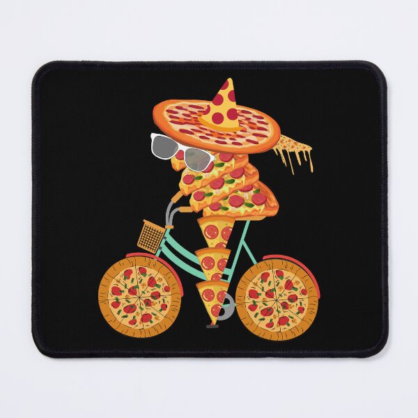 Item preview, The Pizza Cycle (in black) | 'The Pizzycle' | Funny Pizza  designed and sold by CosmicStory.