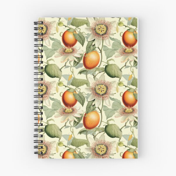Item preview, Vintage Botanical Illustration of Passion Fruit (Passiflora edulis), Seamless Pattern Design designed and sold by ShobulousStudio.