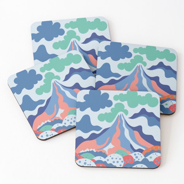 Item preview, Colorful Mounts Clouds and Forest designed and sold by NosandEdgy.