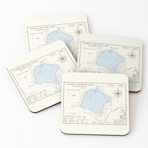 Item preview, School Section Lake WI Waukesha County  designed and sold by Jean Plout.