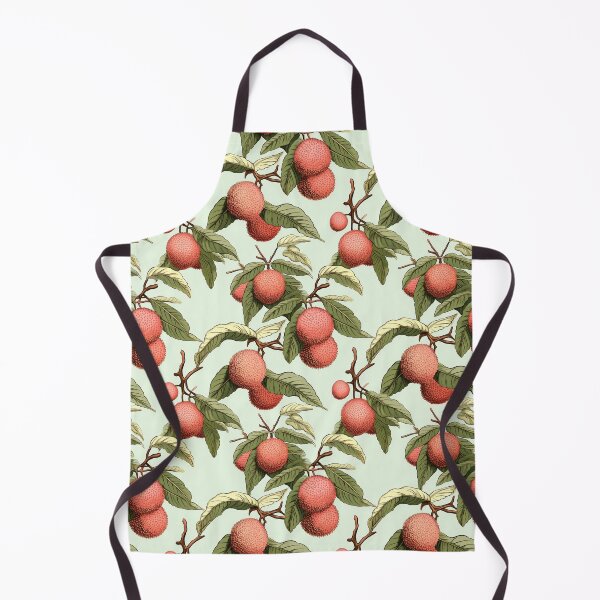 Item preview, Vintage Botanical Illustration of Lychee (Litchi chinensis), Seamless Pattern Design designed and sold by ShobulousStudio.