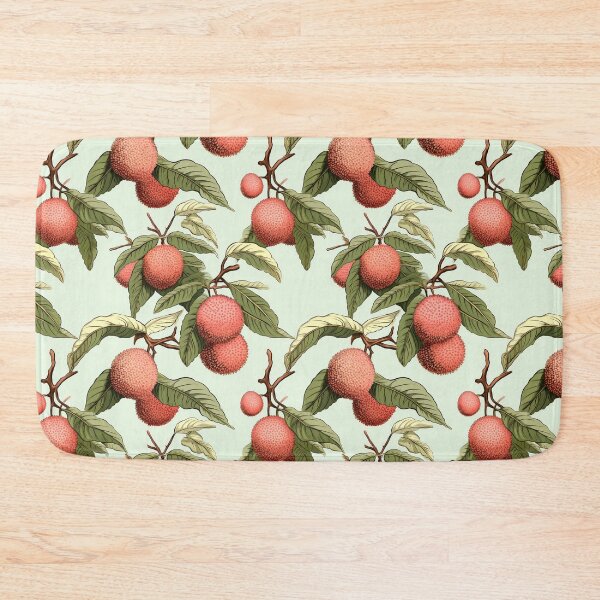Item preview, Vintage Botanical Illustration of Lychee (Litchi chinensis), Seamless Pattern Design designed and sold by ShobulousStudio.