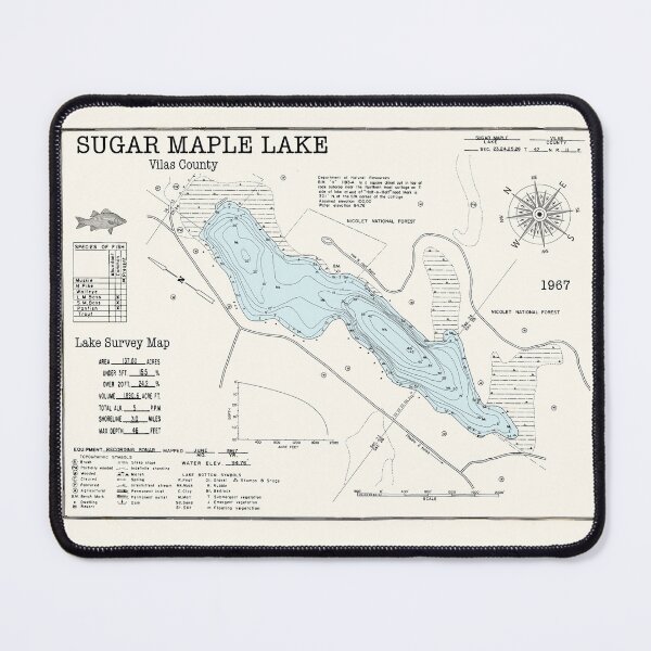 Item preview, Sugar Maple Lake WI Vilas County  designed and sold by Jean Plout.