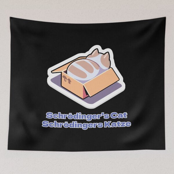 Item preview, schrodingers cat, Schrödingers Katze designed and sold by zzzozzo.