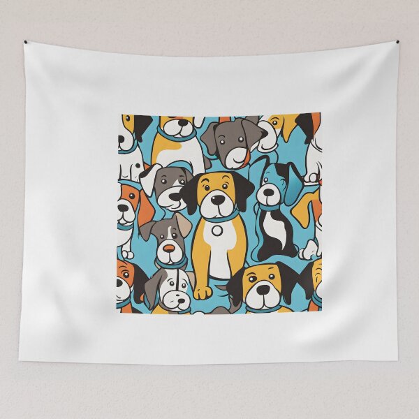 Item preview, Dog Art Pattern designed and sold by VisualMotivator.