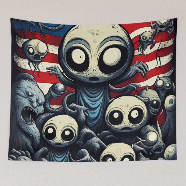 Item preview, alienlove 136 good mood lucky funny skull hero designed and sold by alienlove-8.