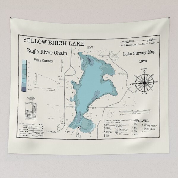 Artikelvorschau, Yellow Birch Lake WI Vilas County entworfen und verkauft von Jean Plout.