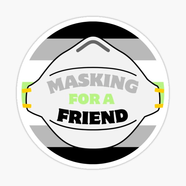 Item preview, Masking for a Friend agender flag designed and sold by fansmaskup.