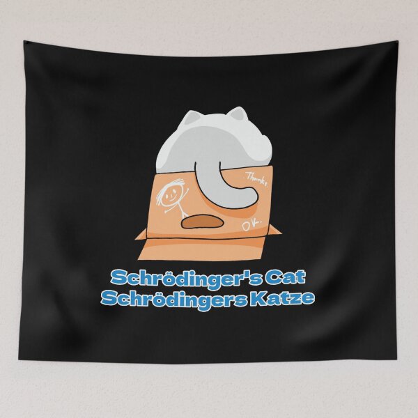 Item preview, schrodingers cat, Schrödingers Katze designed and sold by zzzozzo.
