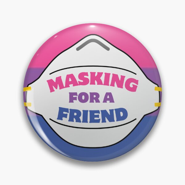 Item preview, Masking for a Friend bisexual flag designed and sold by fansmaskup.