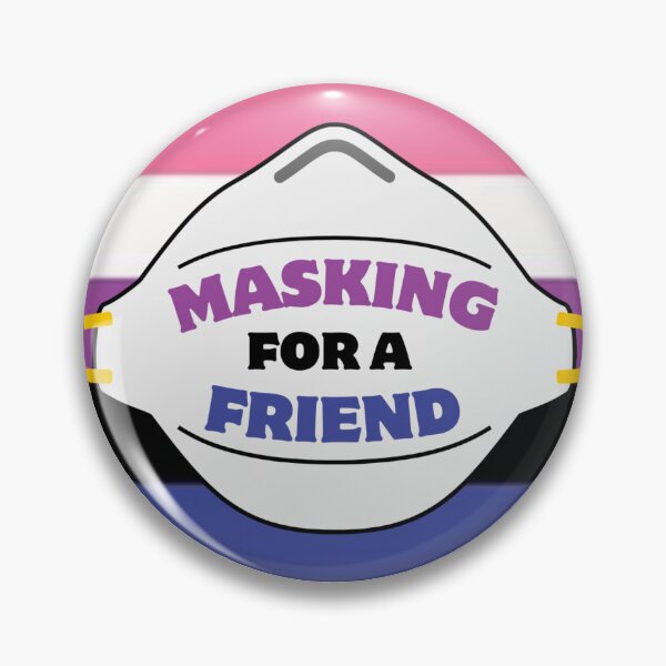 Item preview, Masking for a Friend genderfluid flag designed and sold by fansmaskup.