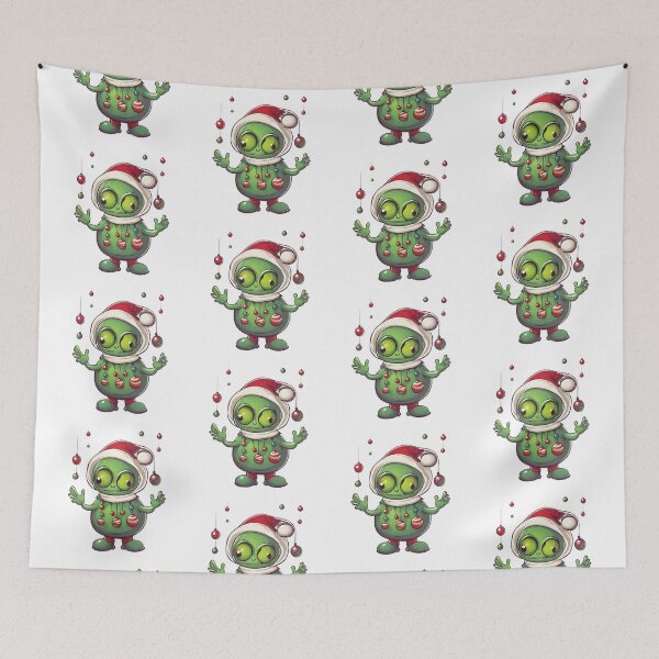 Item preview, Funny Christmas Alien  designed and sold by silviaol.