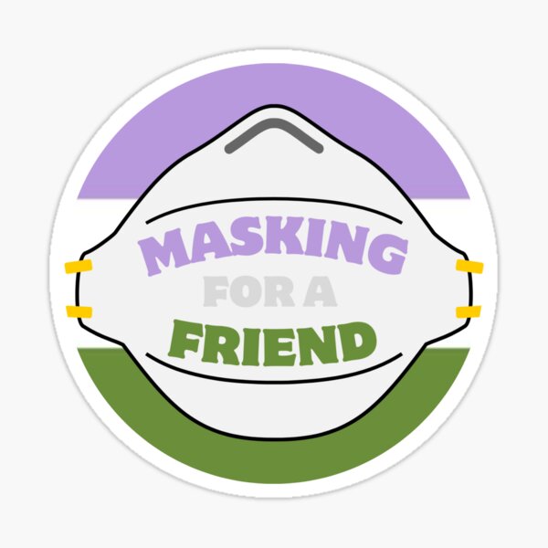 Item preview, Masking for a Friend genderqueer flag designed and sold by fansmaskup.
