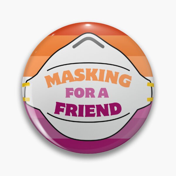 Item preview, Masking for a Friend lesbian flag designed and sold by fansmaskup.