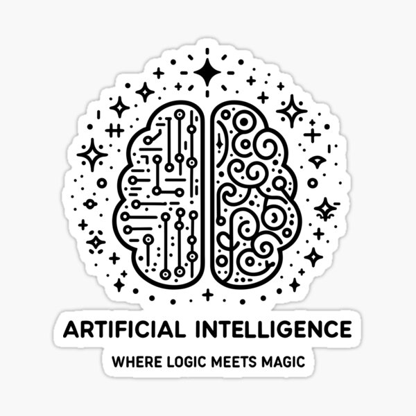 Item preview, Artificial Intelligence Where Logic Meets Magic designed and sold by Francois Ringuette.