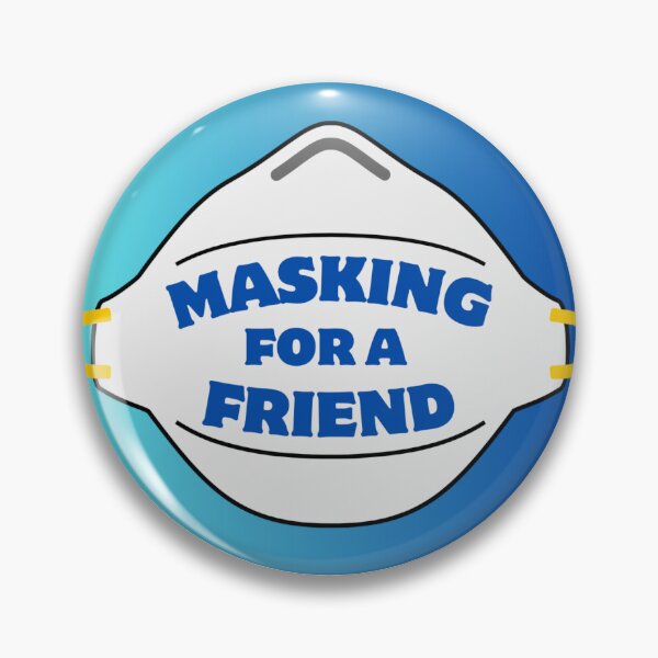 Item preview, Masking for a Friend blue designed and sold by fansmaskup.