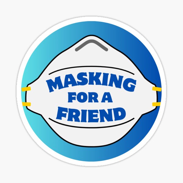 Item preview, Masking for a Friend blue designed and sold by fansmaskup.