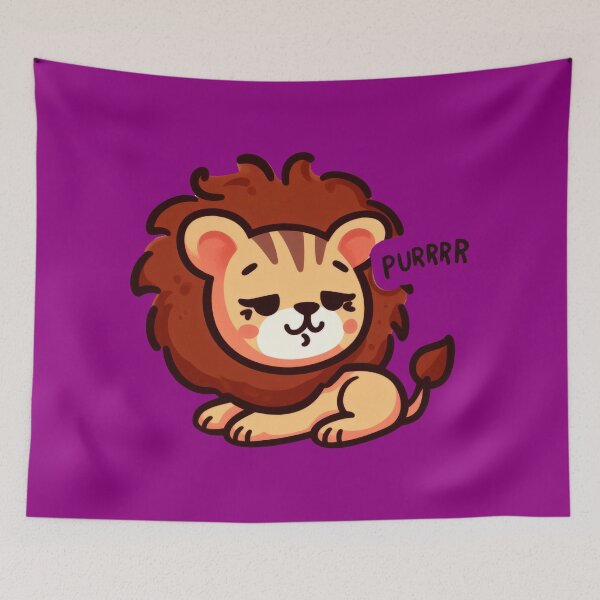 Item preview, Hear the Lion's PURRRR! designed and sold by StickyFizzStore.