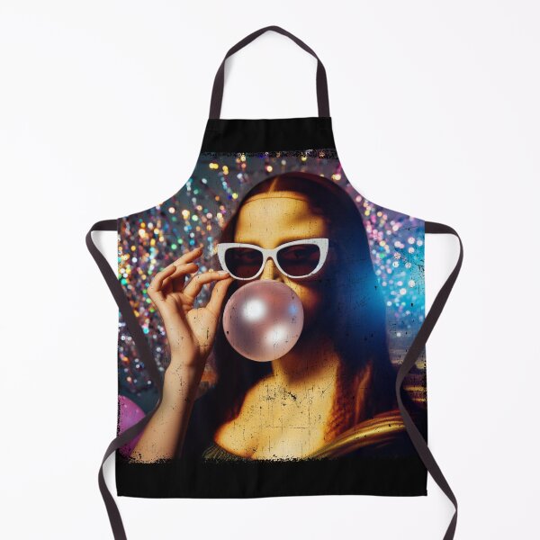 Item preview, Funny Mona Lisa Bubble Gum Retro Disco designed and sold by handcraftline.