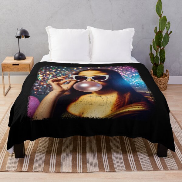 Item preview, Funny Mona Lisa Bubble Gum Retro Disco designed and sold by handcraftline.