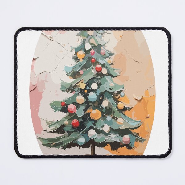 Item preview, Christmas tree oil painting designed and sold by LongIslandDesgn.