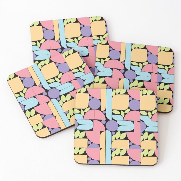Item preview, Leafy Geometric Pattern designed and sold by DesignbyMav.
