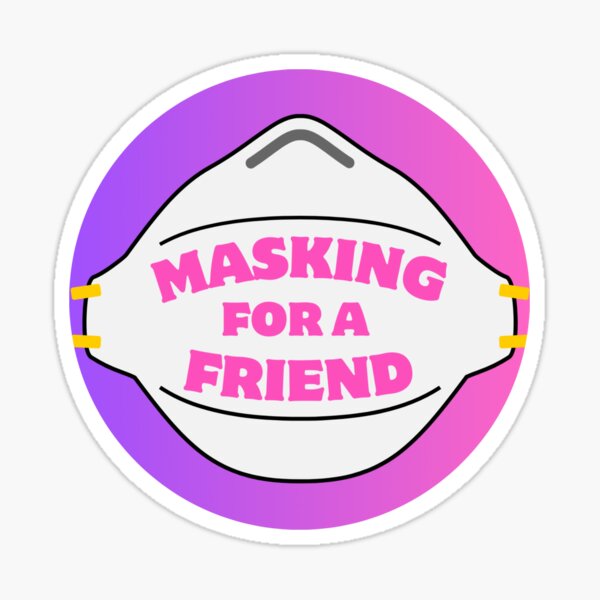 Item preview, Masking for a Friend purple pink designed and sold by fansmaskup.