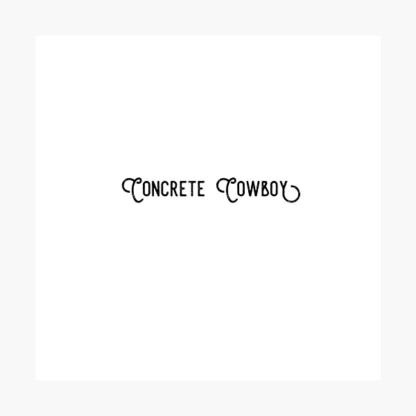 Item preview, Concrete Cowboy designed and sold by KHustle.