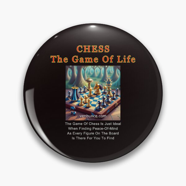 Item preview, Chess - The Game Of Life - Peace Of Mind designed and sold by AlienAlmanac.