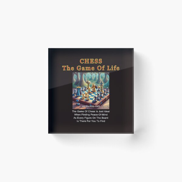 Item preview, Chess - The Game Of Life - Peace Of Mind designed and sold by alien almanac.