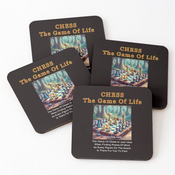 Item preview, Chess - The Game Of Life - Peace Of Mind designed and sold by AlienAlmanac.