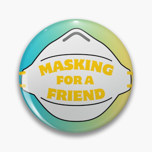 Item preview, Masking for a Friend teal yellow designed and sold by fansmaskup.