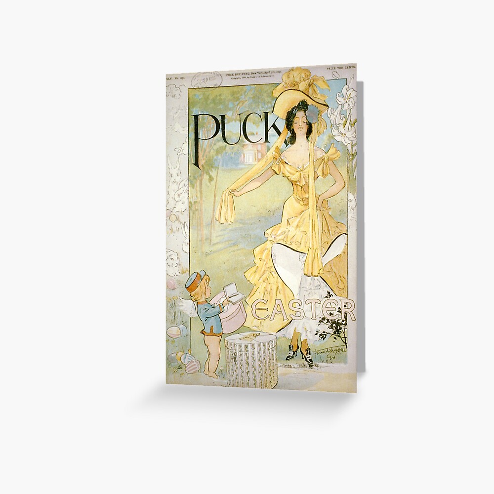 The Easter Hat Box Greeting Card