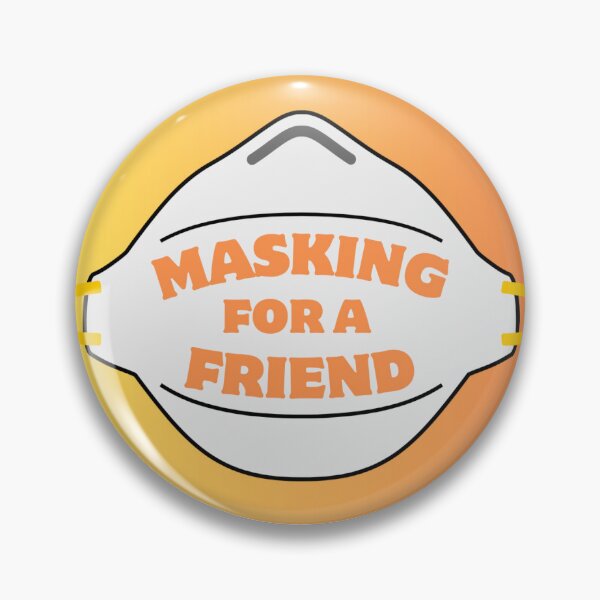 Item preview, Masking for a Friend yellow orange designed and sold by fansmaskup.